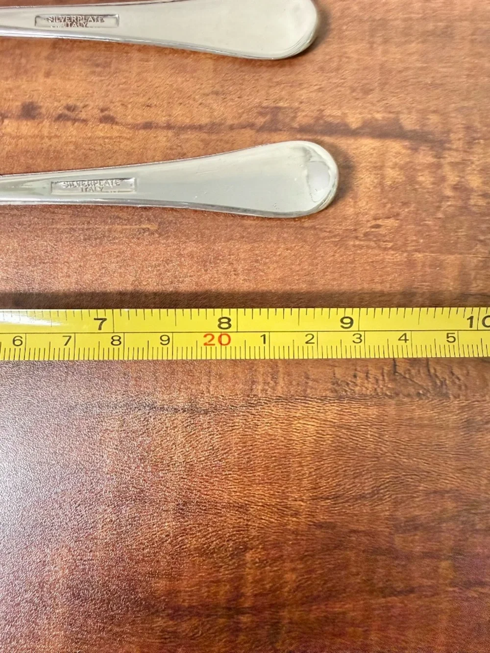 Vintage Italian Silver Plate Salad Server Set x2